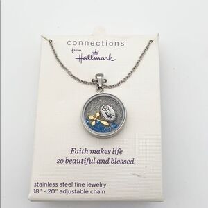 Hallmark Crystal Faith Shaker Pendant Necklace